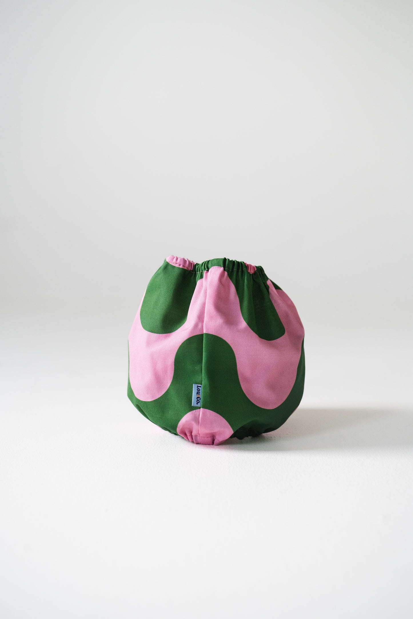 Dog Snood Waves Pink Green