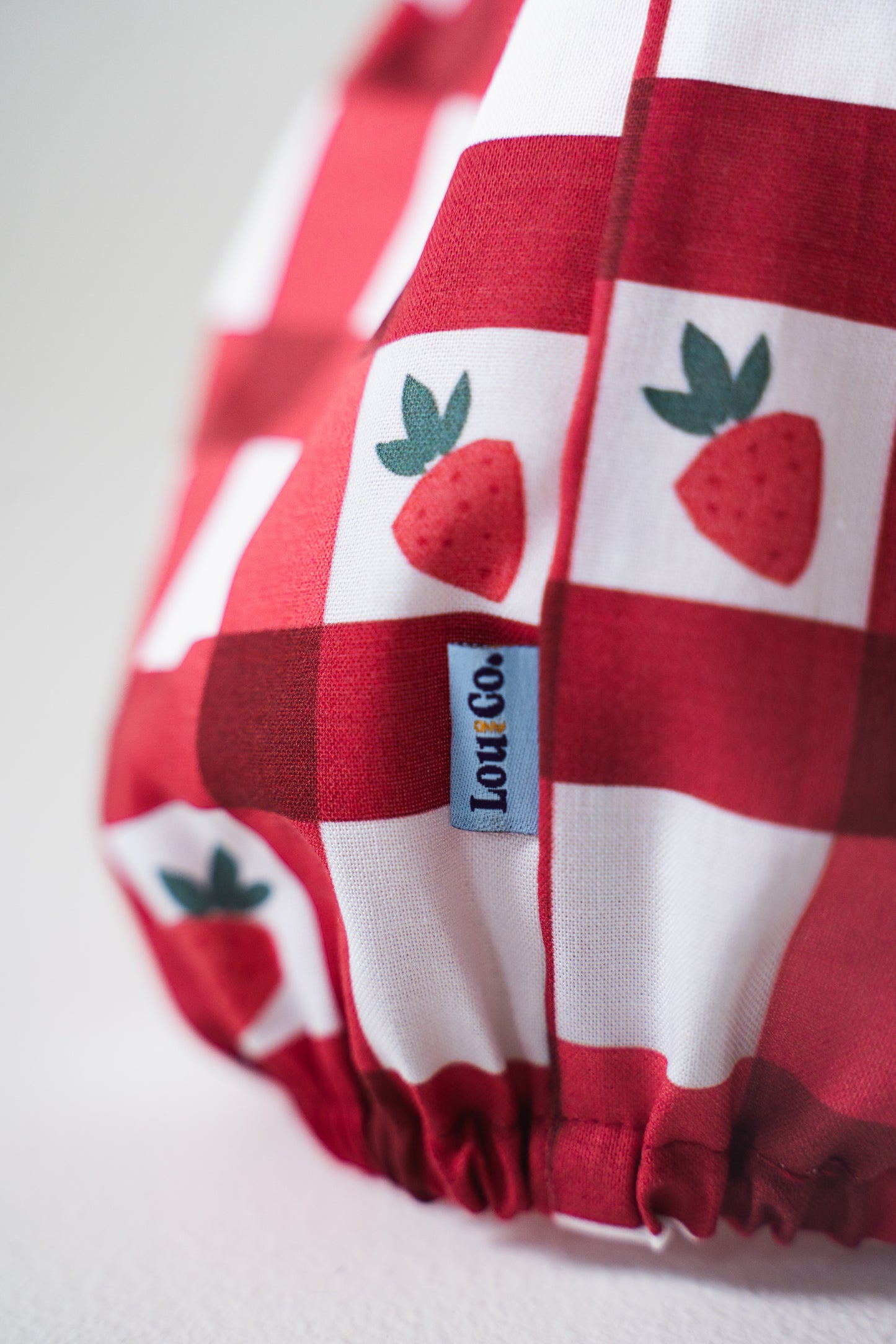 Dog Snood Strawberries