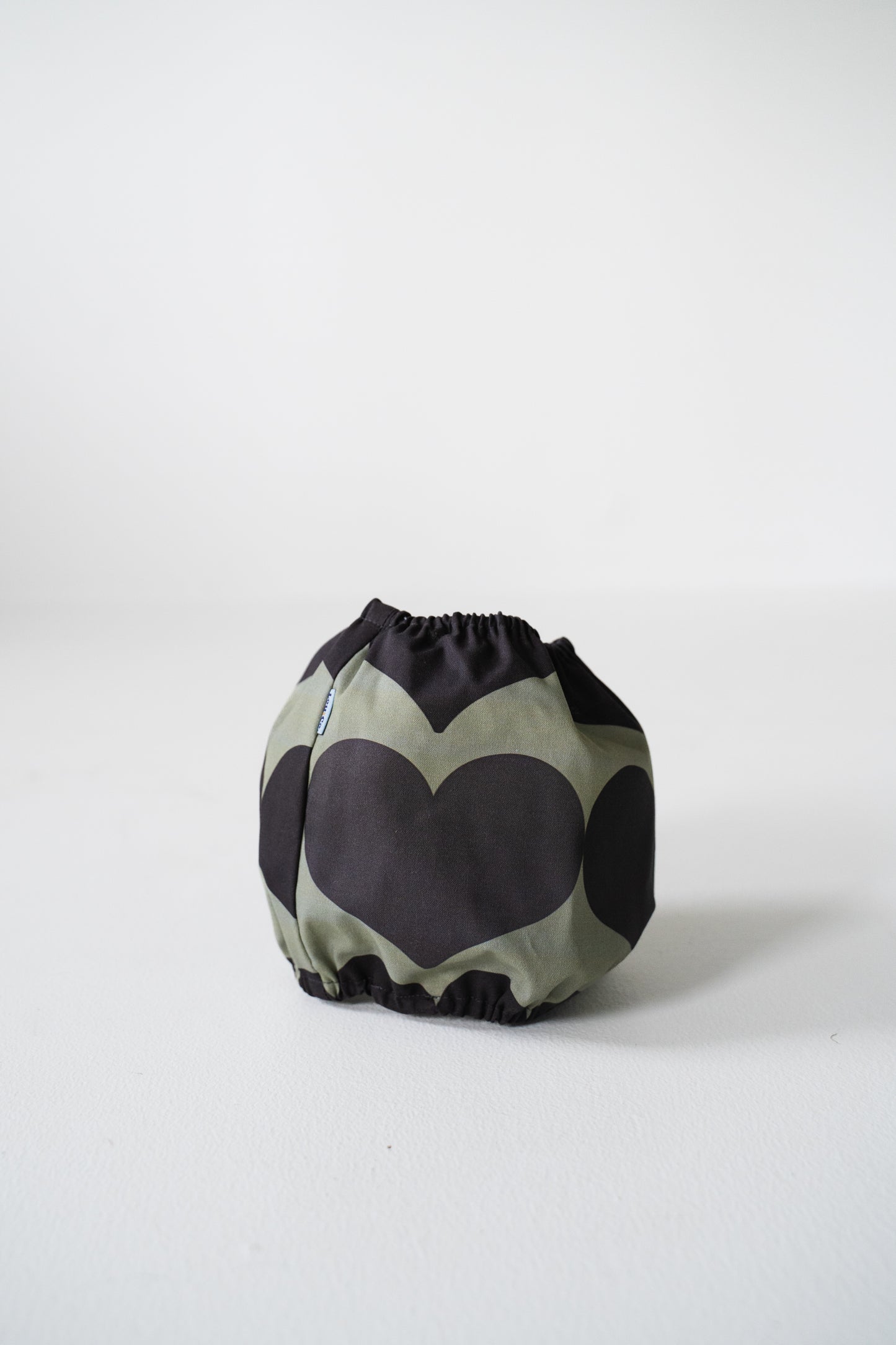 Dog Snood Grey Hearts