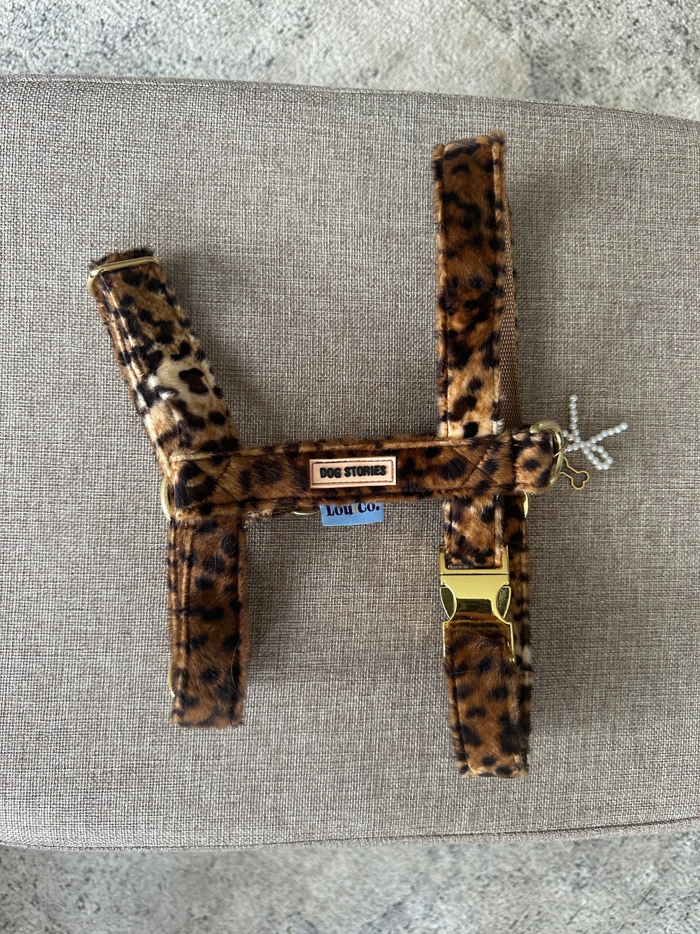 Animal Print Dog Harness
