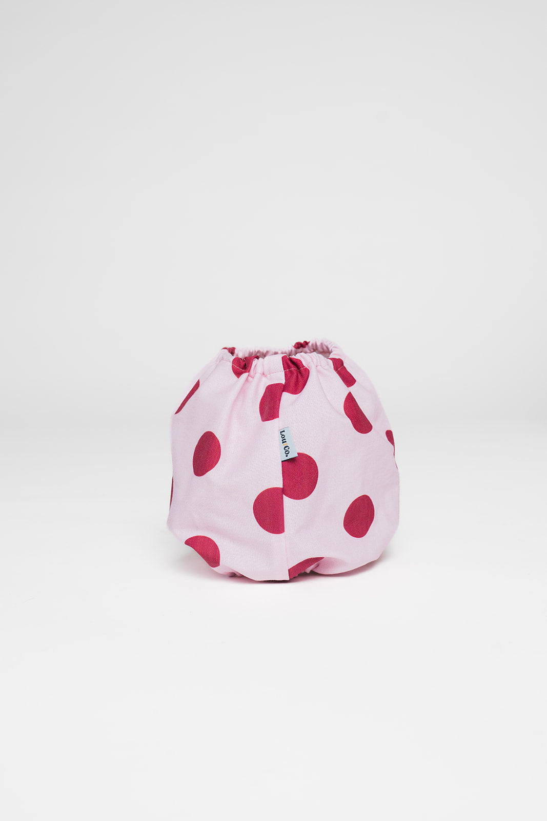 Dog Snood Pink Dots
