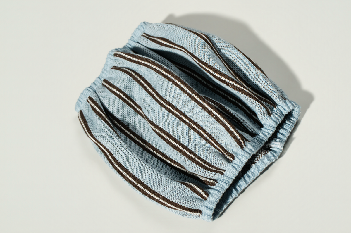 Knitted Snood Blue Stripes