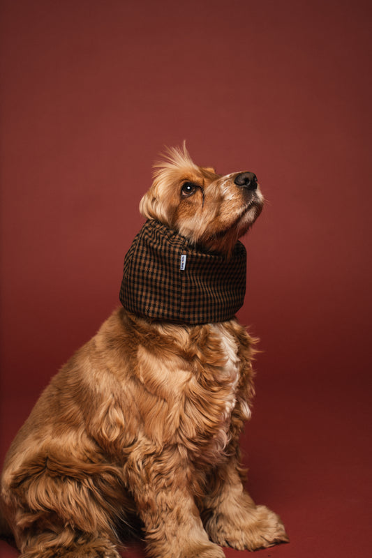 Waterproof Snood Brown Checkered