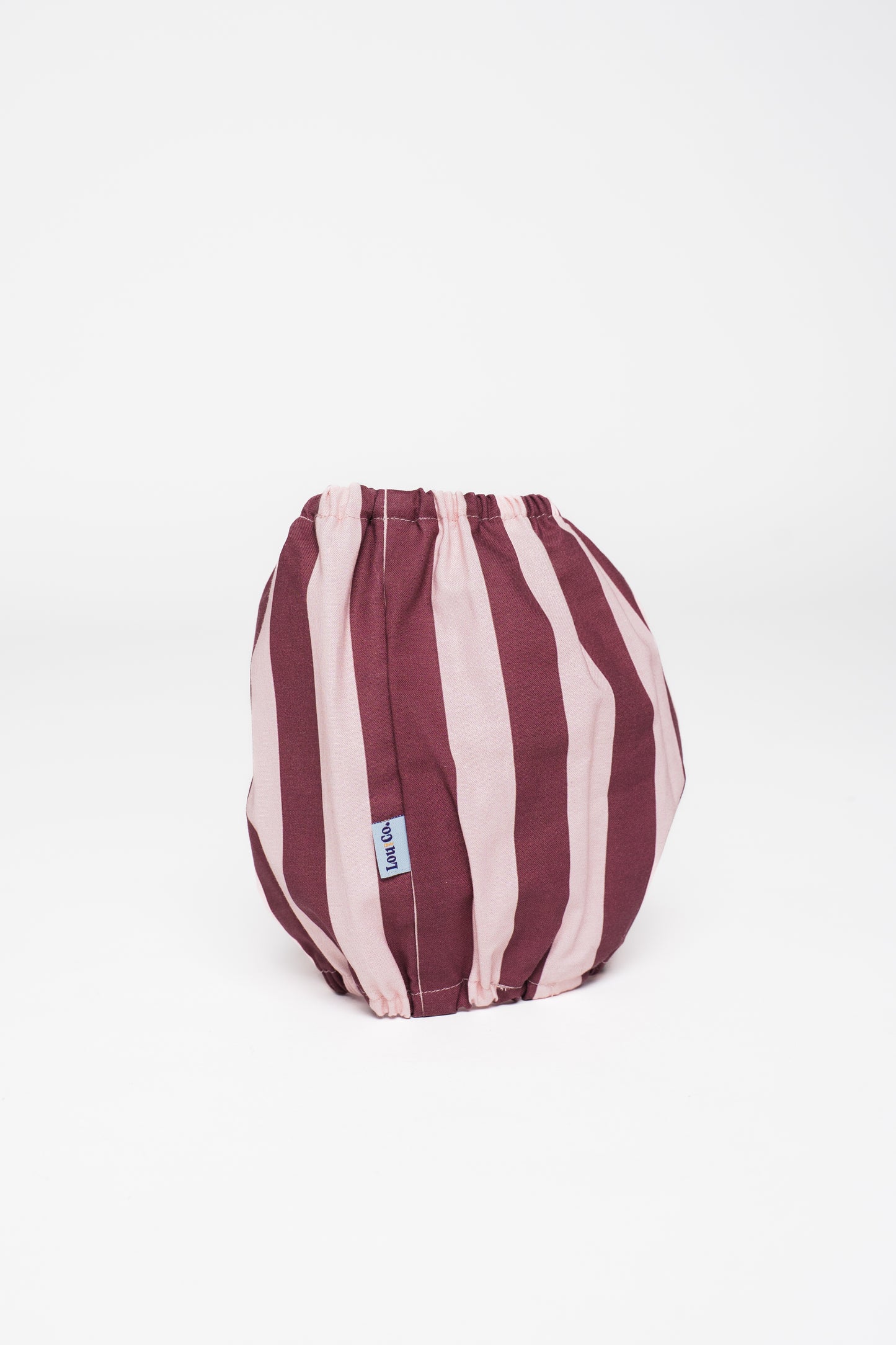 Dog Snood Burgundy Stripes