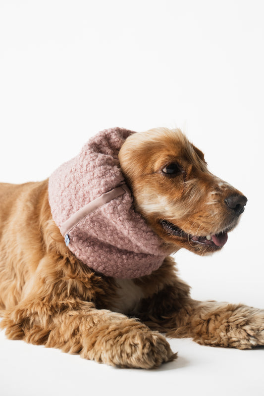 Winter Dog Snood Pink