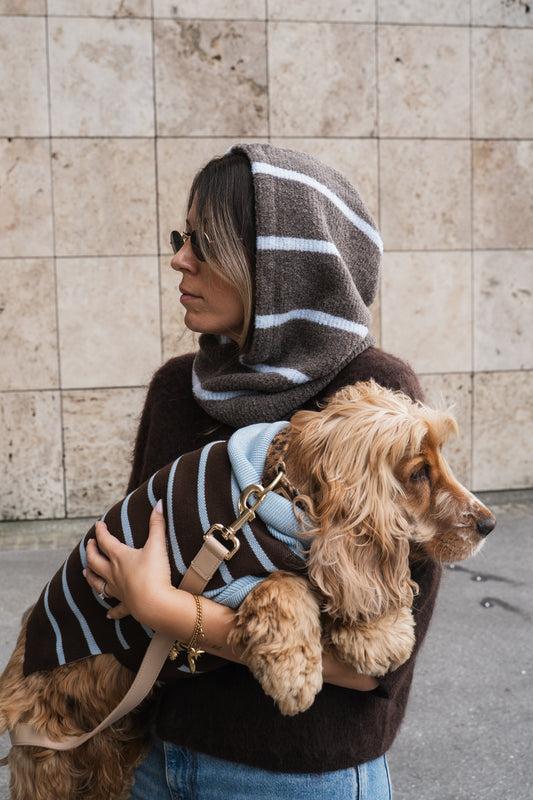 Striped Merino Wool Balaclava