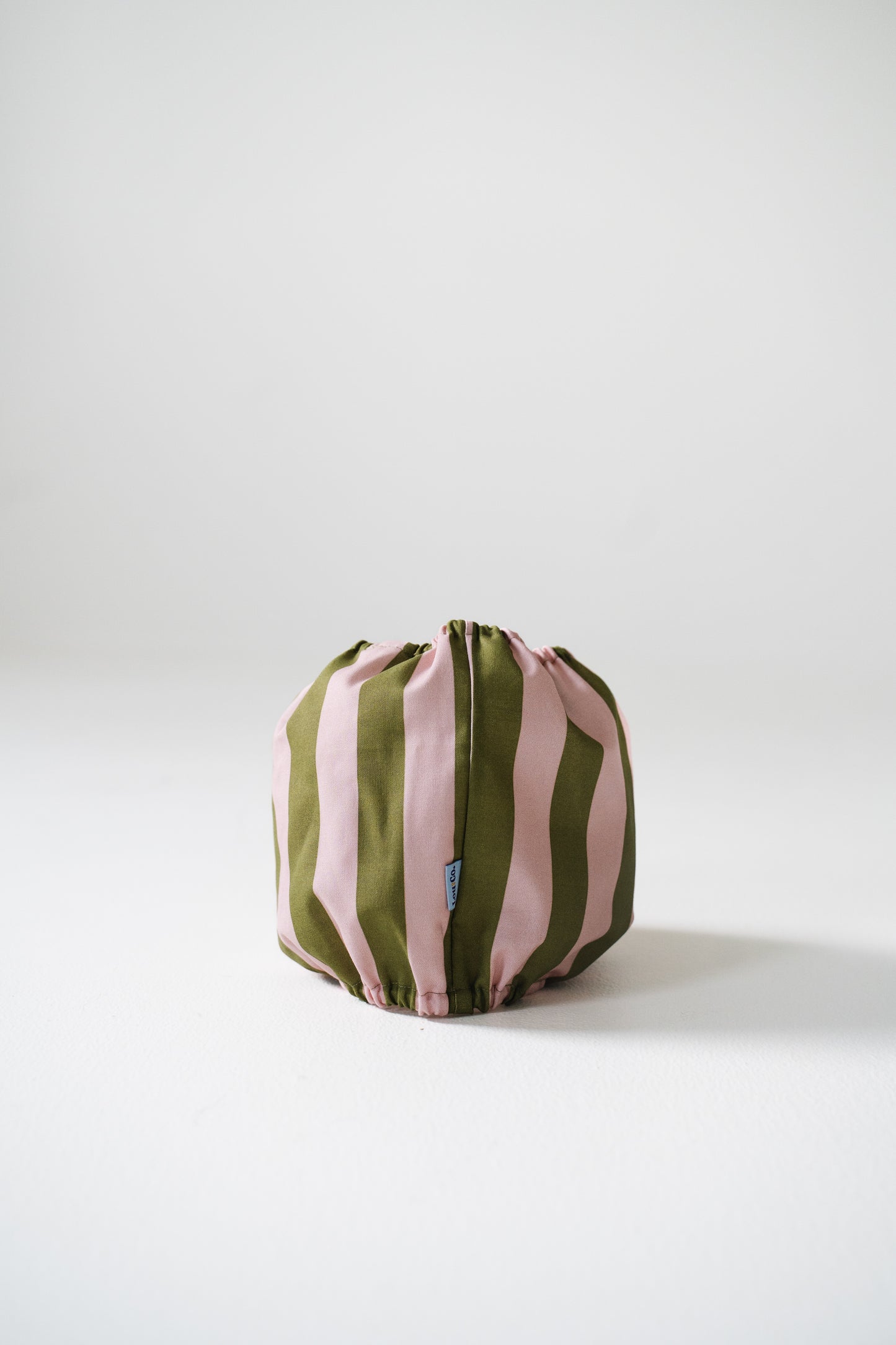 Dog Snood Stripes Green Pink