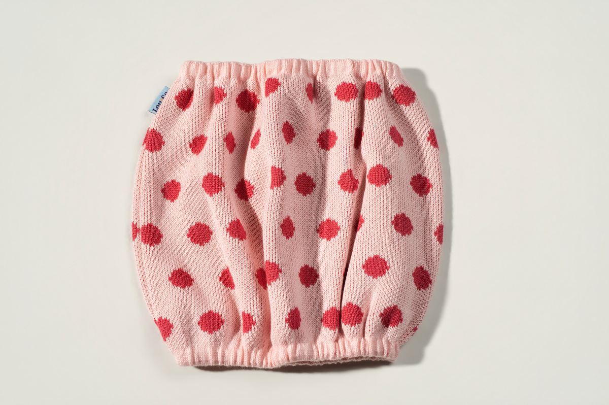 Knitted Snood Pink Dots